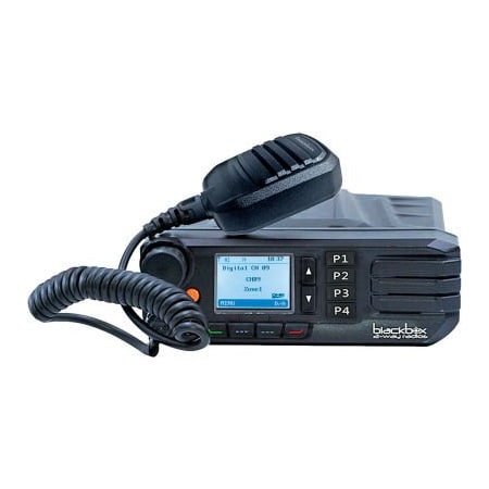 Klein Electronics Inc Digital 50 Watt UHF Mobile Radio, Simple UI, Durable, Compact, Programmable Blackbox-GO-M-U